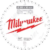 Milwaukee Sågklinga för trä 4932472015; 250x30x2,8 mm; Z40; 15°