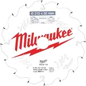 Milwaukee Sågklinga för trä 4932471324; 210x30x2,4 mm; Z16; 15°