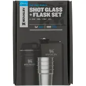 Stanley Adventure Shot + Flask Gift Set - Matt Svart
