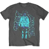 Ginza.se Billie Eilish: Unisex T-Shirt/Neon Graffiti Logo (Charcoal Grey) (Medium)
