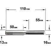 Cmt Rak notfräs 104.160.30; 16/55 mm