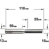 Cmt Rak notfräs 104.150.30; 15/55 mm