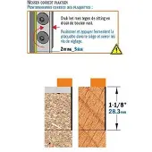 Cmt Kopieringsfräs ; S=1/2''; D=19 mm