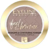 Eveline Cosmetics Känn bronsbronspulvret för konturfärg 01 Vintergatan 4 G