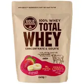 Gold Nutrition Total Vassleprotein Jordgubbe Och Banan 260g