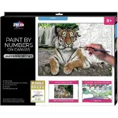 Zieler Paint By Numbers Tiger Målningskit