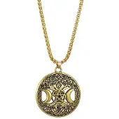 Varia Design Triple Moon halsband guld