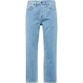 Carhartt WIP - Byxor - Newel Pant Denim Blue Stone Bleached för UnisexBomull - Storlek 28 US - Blå