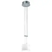 BANKAMP Pendellampa Grazia, dimbar, Vitt / opal, Vardagsrum / matsal, Glas, Modern