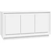vidaXL Skåp, Vitt, 102X35X55 Cm, Träbaserat Material