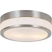 QAZQA Modern utomhus taklampa stål 28 cm IP44 - Flavi