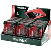 Metabo 626695000 HSS-G Metall-spiralborrset 8 delar 2 mm, 3 mm, 4 mm, 5 mm, 6 mm, 7 mm, 8 mm DIN 338 1 set