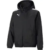 Puma Jacka Teamliga All Weather - Svart/vit Barn, storlek 128 cm