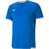 Puma Tränings T-Shirt teamLIGA - Blå/White, storlek X-Large