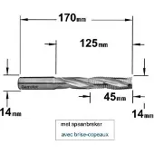 Cmt Rak notfräs 195.144.11; 14/125 mm
