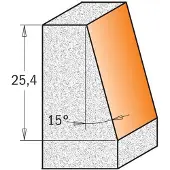 Cmt Fasfräs ; S=1/2''; D=9,5/23''