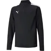 Puma Sport sweatshirt 'TeamLiga 14' svart / vit