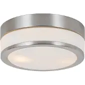 QAZQA Modern utomhus taklampa stål 23 cm IP44 - Flavi