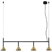 LUCANDE Taklampa , Kartio, dimbara, Svart, Vardagsrum, Metall, Design