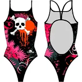 Turbo Flowers And Skulls Baddräkt