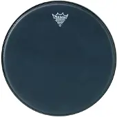 Remo Emperor Black Suede Svart 12" Trumhuvud