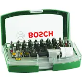 Bosch skruvmejselsats i plastlåda, 32 st. (2607017063)