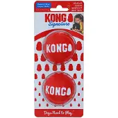 Kong Signature Balls hundleksak (2 stycken)