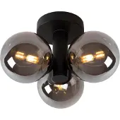 Lucide Taklampa Trudy, dimbar, Svart, Badrum, Glas, Modern, Taklampa