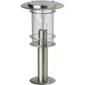 Brilliant 44784/82 York Utomhusmarkbelysning Halogen E27 60 W Rostfritt stål
