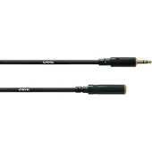 Cordial CFS 5 WY, 3,5 mm, hane, 3,5 mm, hona, 5 m, svart