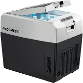 Dometic TropiCool TCX 35 - Bärbart kylskåp - bredd: 37.6 cm - djup: 55 cm - höjd: 46 cm - 33 liter - Klass F - grå