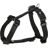 Trixie Premium H-sele, M–L: 52–75 cm/20 mm, sort