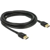 DeLOCK DisplayPort-kabel DP 8K certifierad 8K 60 Hz 3 m