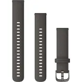 Garmin Quick Release silikonarmband mörkgrå 18 mm 010-12932-0E