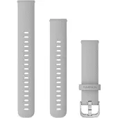 Garmin Quick Release silikonarmband ljusgrå 18 mm 010-12932-0C