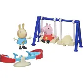 Pipsa Possu Peppa gris Peppas ventyr Peppas roliga frskoleleksak utomhus med 2 figurer och 3 tillbehr frn 3 r och uppt