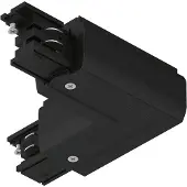 Paulmann 91375 ProRail3 L-Connect Erde Högspänningsystem-komponent L-anslutning ProRail3 Svart