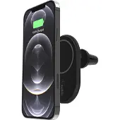 Belkin BoostCharge - Trådlös laddningshållare för bil + bilströmsadapter - 10 Watt - svart - för Apple iPhone 12, 12 mini, 12 Pro, 12 Pro Max, 13, 13 mini, 13 Pro, 13 Pro Max