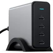Satechi - Strömadapter - AC 100-240 V - 165 Watt - utgångskontakter: 4 - Europa - rymdgrå