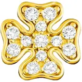 Thomas Sabo Charming Symbols gold cloverleaf örhänge H2215-414-14