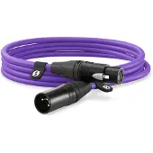 Rode XLR3M-PU XLR Anslutningskabel 3 m Lila