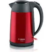 Bosch TWK3P424 Vattenkokare sladdlös, Överhettningsskydd Röd Kapacitet: 1.7 l