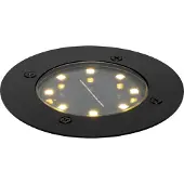 QAZQA Modern markbelysning svart inkl LED IP65 solcellsdriven - Terry
