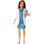 Barbie Métiers Vétérinaire blå