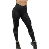 Nebbia Push-up Intense Heart-shaped Gold Leggings Med Hög Midja