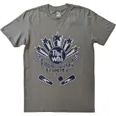 Ginza.se The Who: Unisex T-Shirt/Pinball Wizard Flippers (Charcoal Grey) (Large)