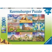 Ravensburger AT, 200 styck, Världen, 8 År