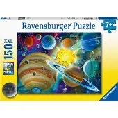 Ravensburger Cosmic Connection 150 Piece Jigsaw Puzzle for Kids - 12975 - Varje bit r unika bitar som passar perfekt ihop