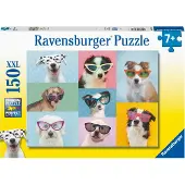 Ravensburger Pussel - 150 Delar - Roliga hundar - - One Size - Pussel