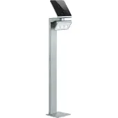 Steinel 671211 Xsolar GL-S Solcells-utomhusmarkbelysning med rörelsedetektor LED LED fast installerad 1.2 W Silver